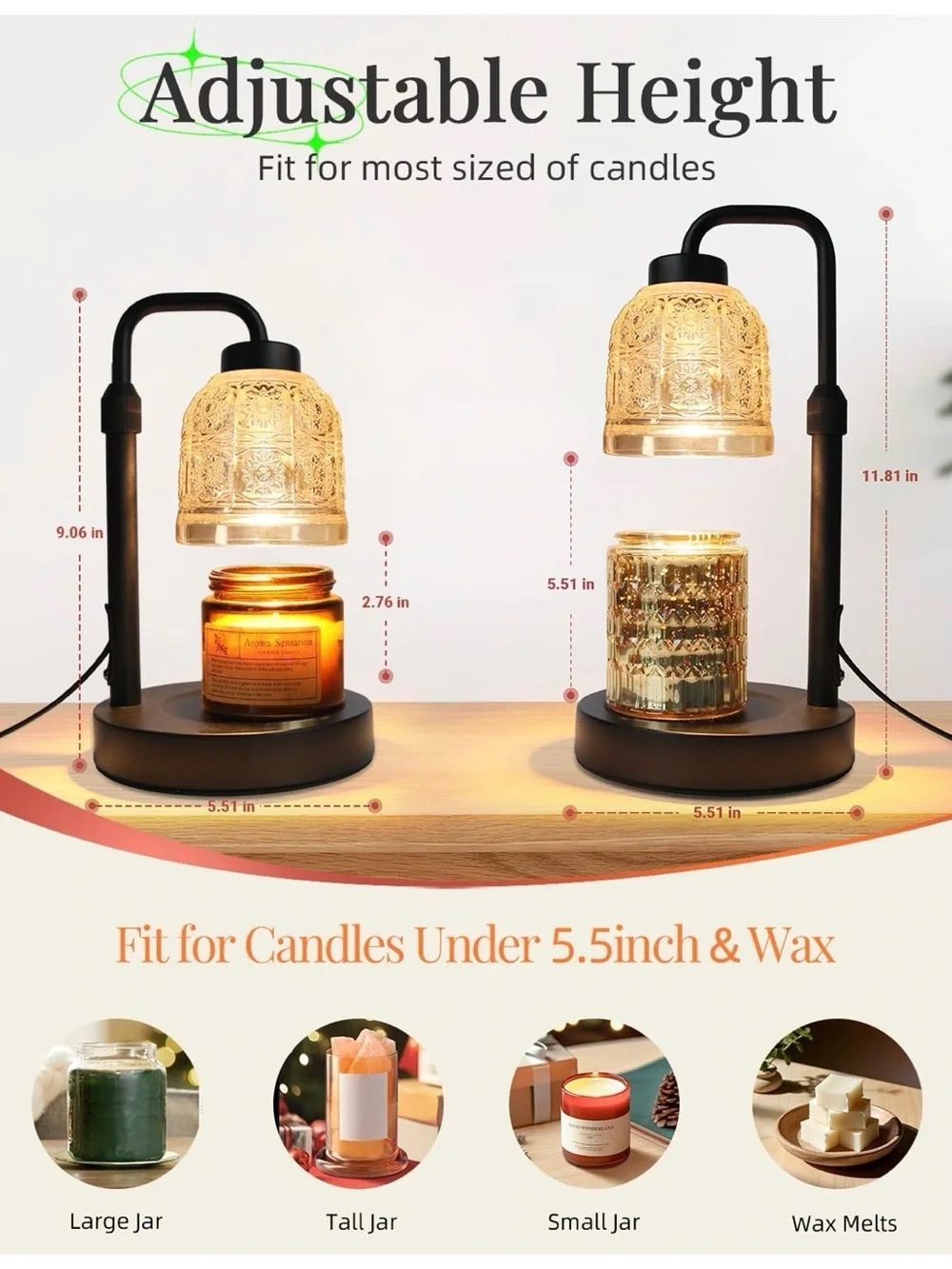 AIFEI Candle Warmer Lamp NWT! - Picture 8 of 16